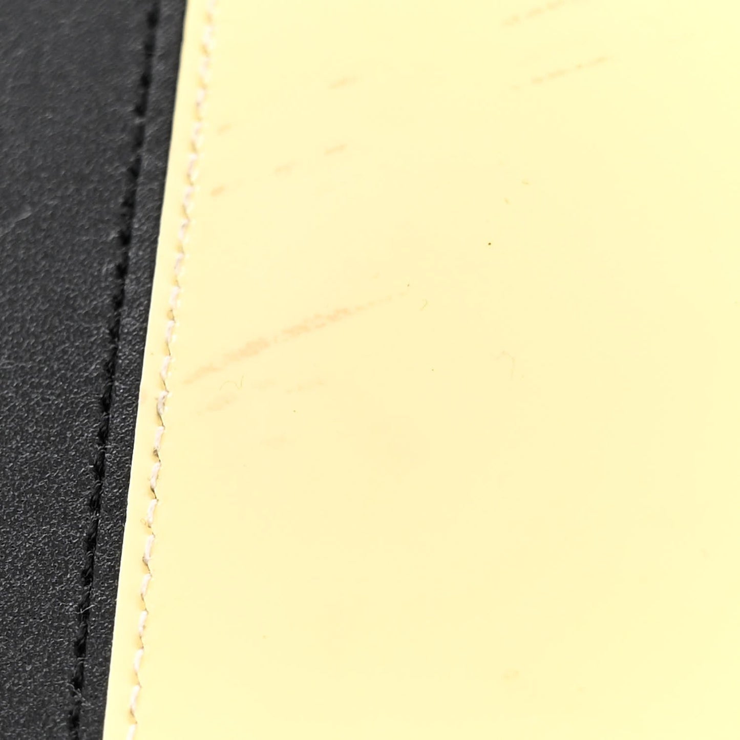 Calfskin Patent Calfskin GM Tempete Satchel Black White