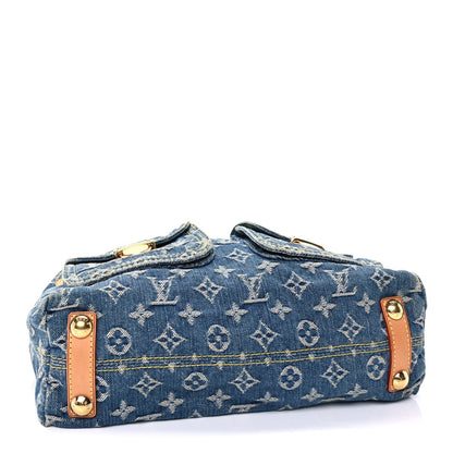 Monogram Denim Baggy PM Blue
