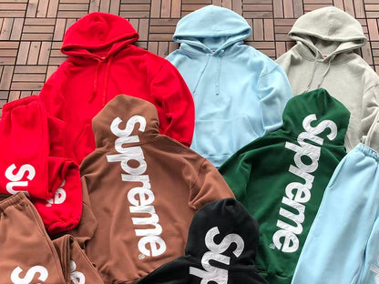 TOP￥~125 PANTS￥~119 S🔥P🔥E🔥E HOODIE TROUSERS FLEECE