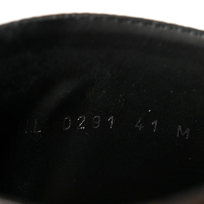 Calfskin Monogram Wonderland Flat Ranger Boots 41 Black