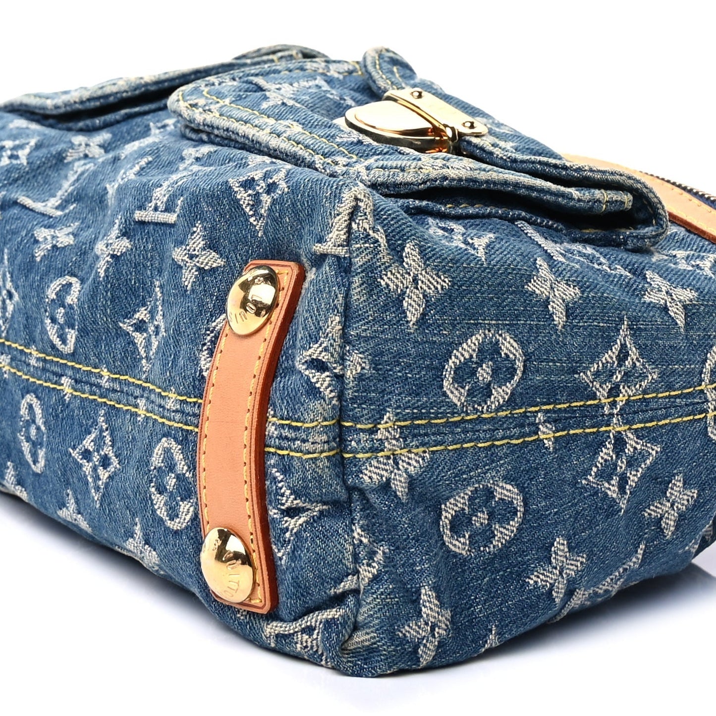Monogram Denim Baggy PM Blue