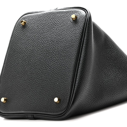 Taurillon Clemence Picotin Lock 22 MM Black