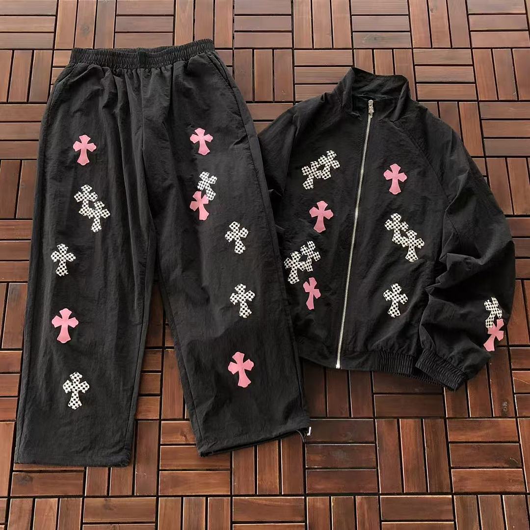 TOP￥~256 PANTS￥~185 CH🔥OM🔥 HE🔥RTS JACKET TROUSERS