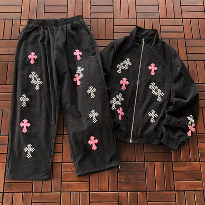 TOP￥~256 PANTS￥~185 CH🔥OM🔥 HE🔥RTS JACKET TROUSERS