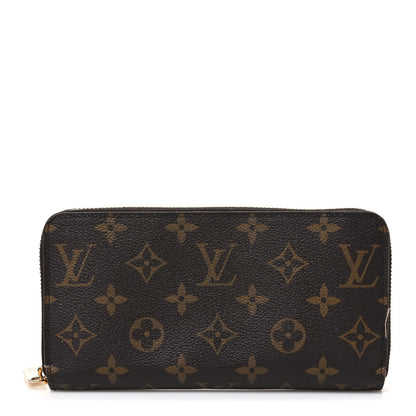 Monogram Zippy Wallet Coquelicot