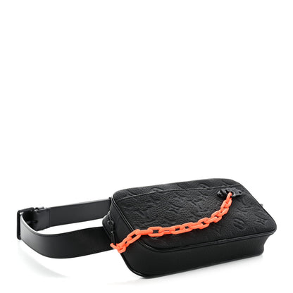 Taurillon Monogram Uniformes Solar Ray Soft Pochette Volga Belt Bag Black
