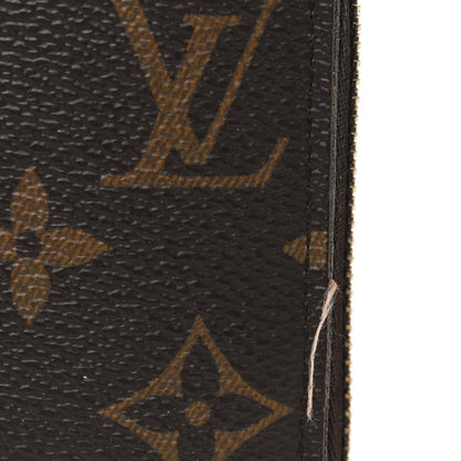 Monogram Zippy Wallet Coquelicot