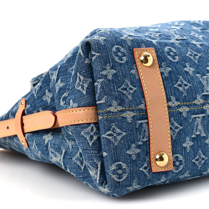Monogram Denim CarryAll MM Blue