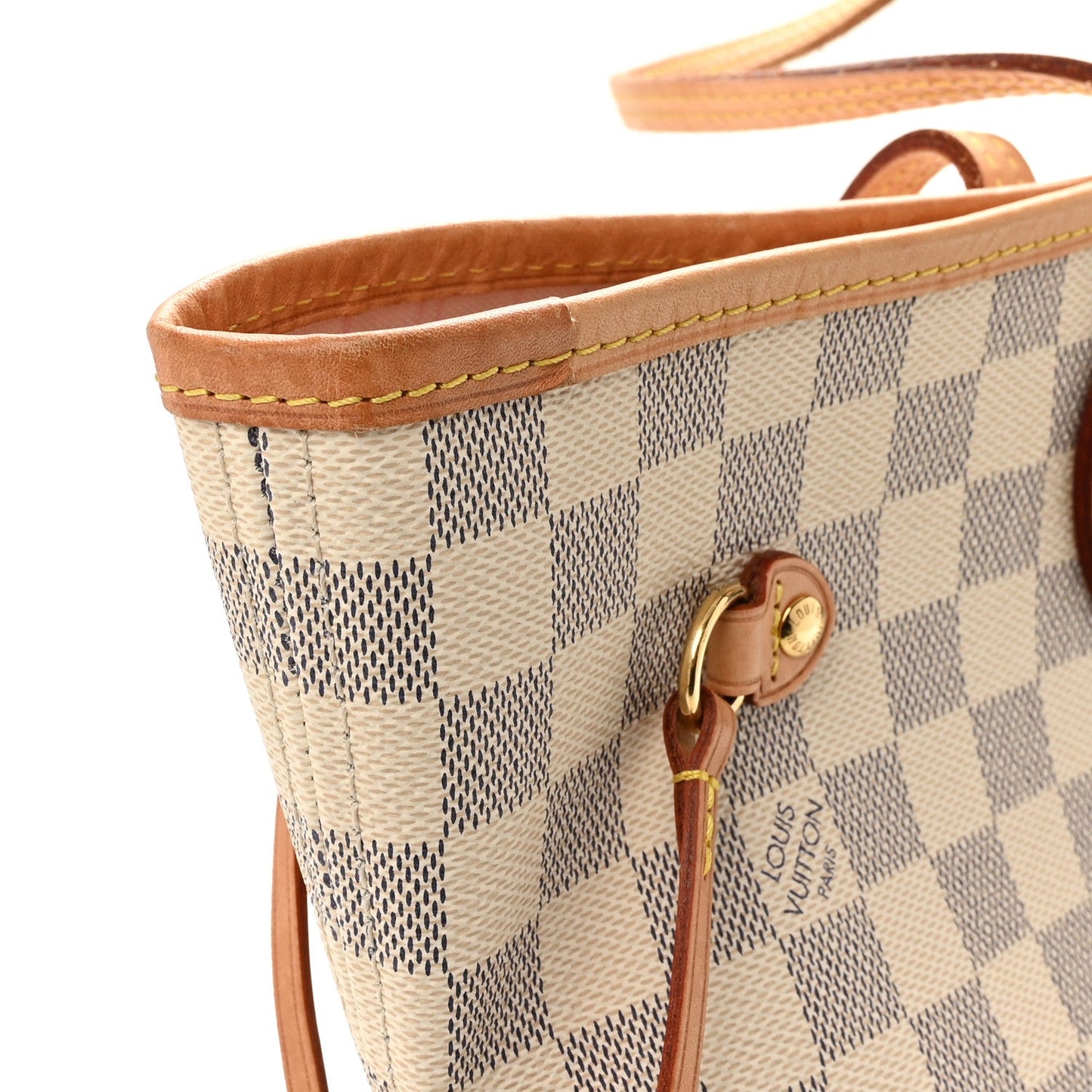 Damier Azur Neo Neverfull MM Rose Ballerine