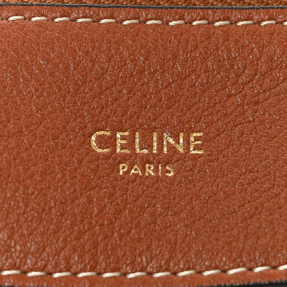Supple Calfskin Medium Romy Shoulder Bag Tan