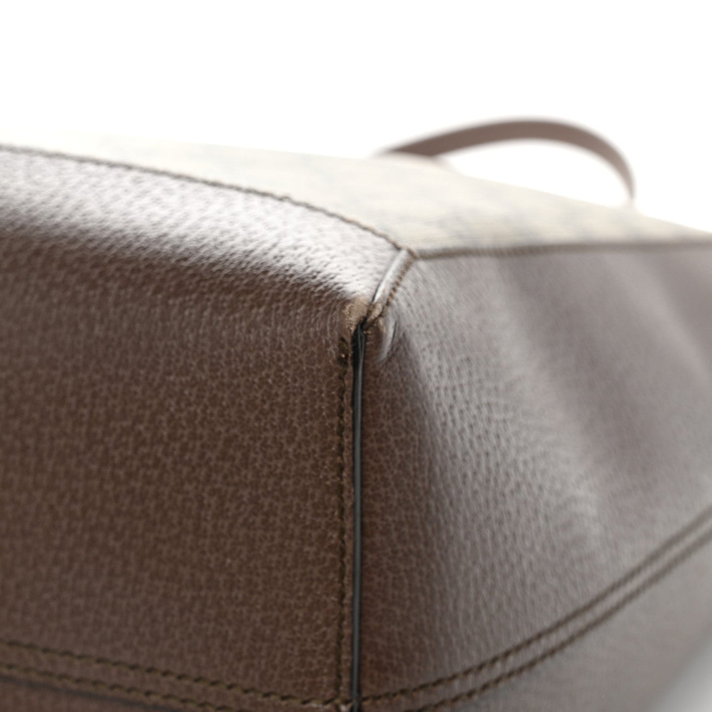 GG Supreme Monogram Web Ophidia Tote Brown