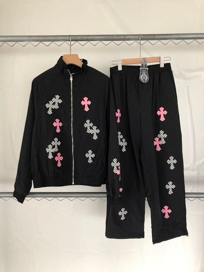 TOP￥~256 PANTS￥~185 CH🔥OM🔥 HE🔥RTS JACKET TROUSERS