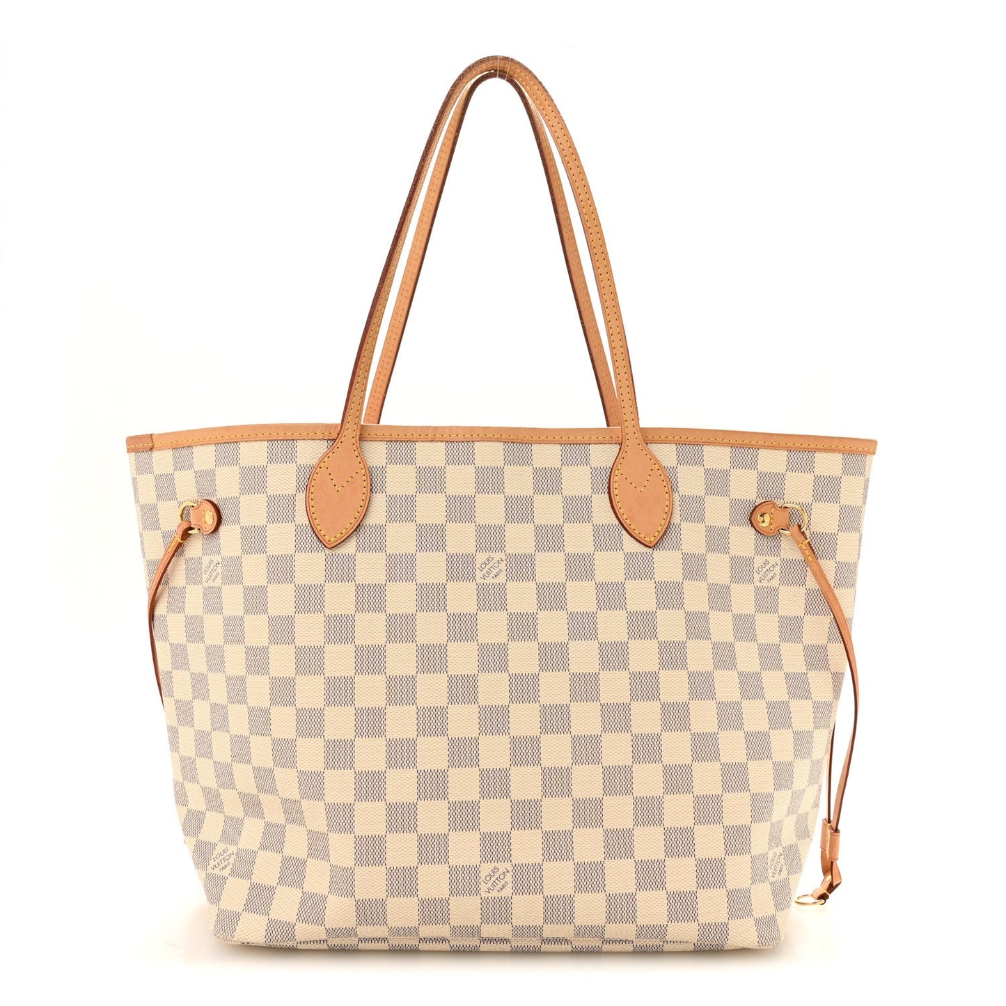 Damier Azur Neo Neverfull MM Rose Ballerine