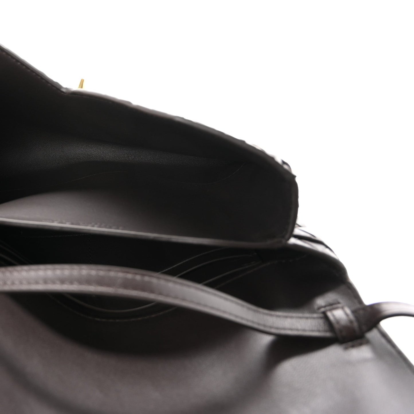 Nappa Intrecciato Knot Lock Top Handle Crossbody Bag Fondant