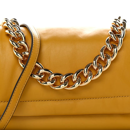 Lambskin The Pillow Bag Golden Spice