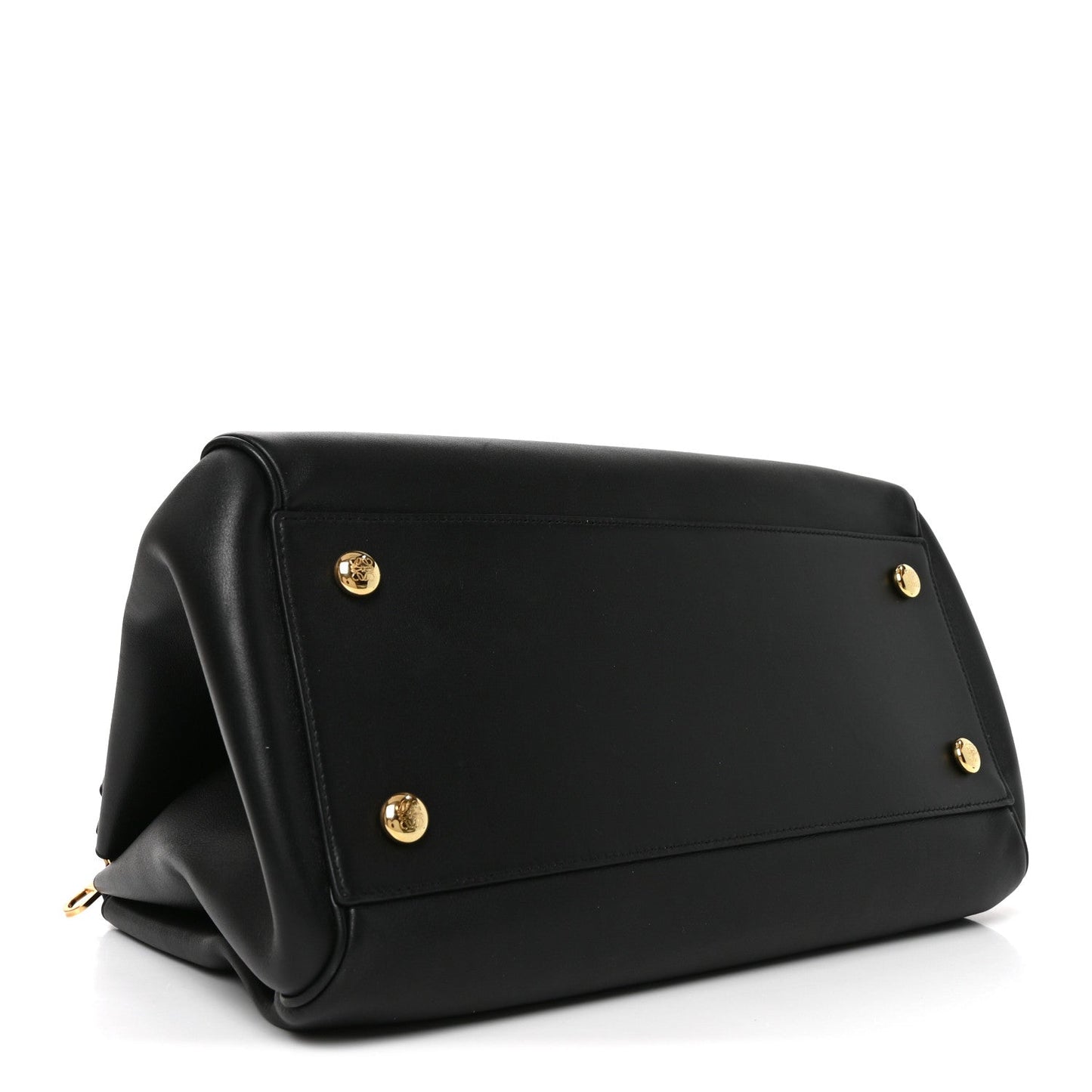Supple Calfskin Medium Madrid Bag Black