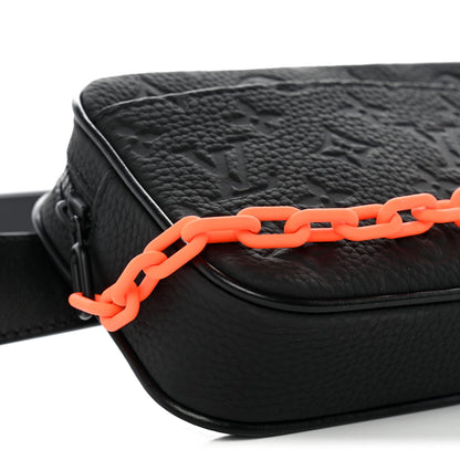 Taurillon Monogram Uniformes Solar Ray Soft Pochette Volga Belt Bag Black
