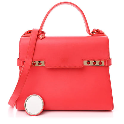Calfskin MM Tempete Satchel Coral