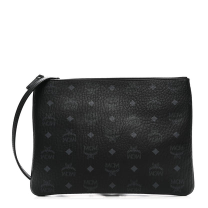 Visetos Medium Crossbody Pouch Black