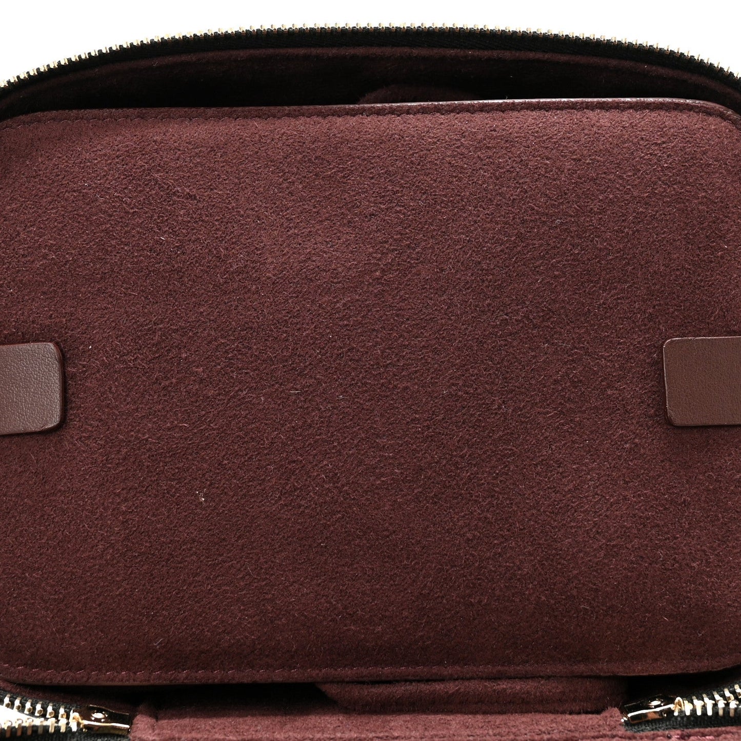 Caviar Quilted Top Handle Jewelry Case Black