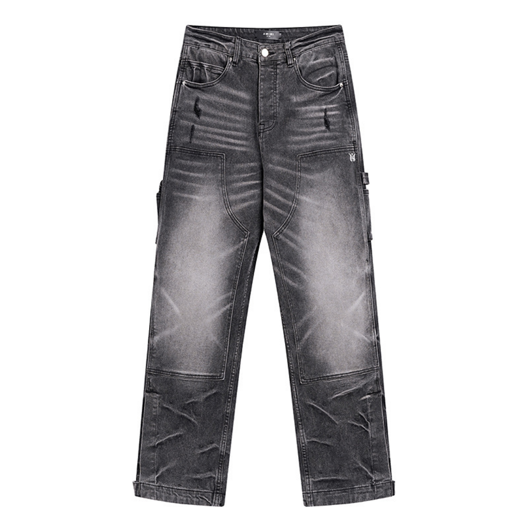 Amr Flared Black Jeans