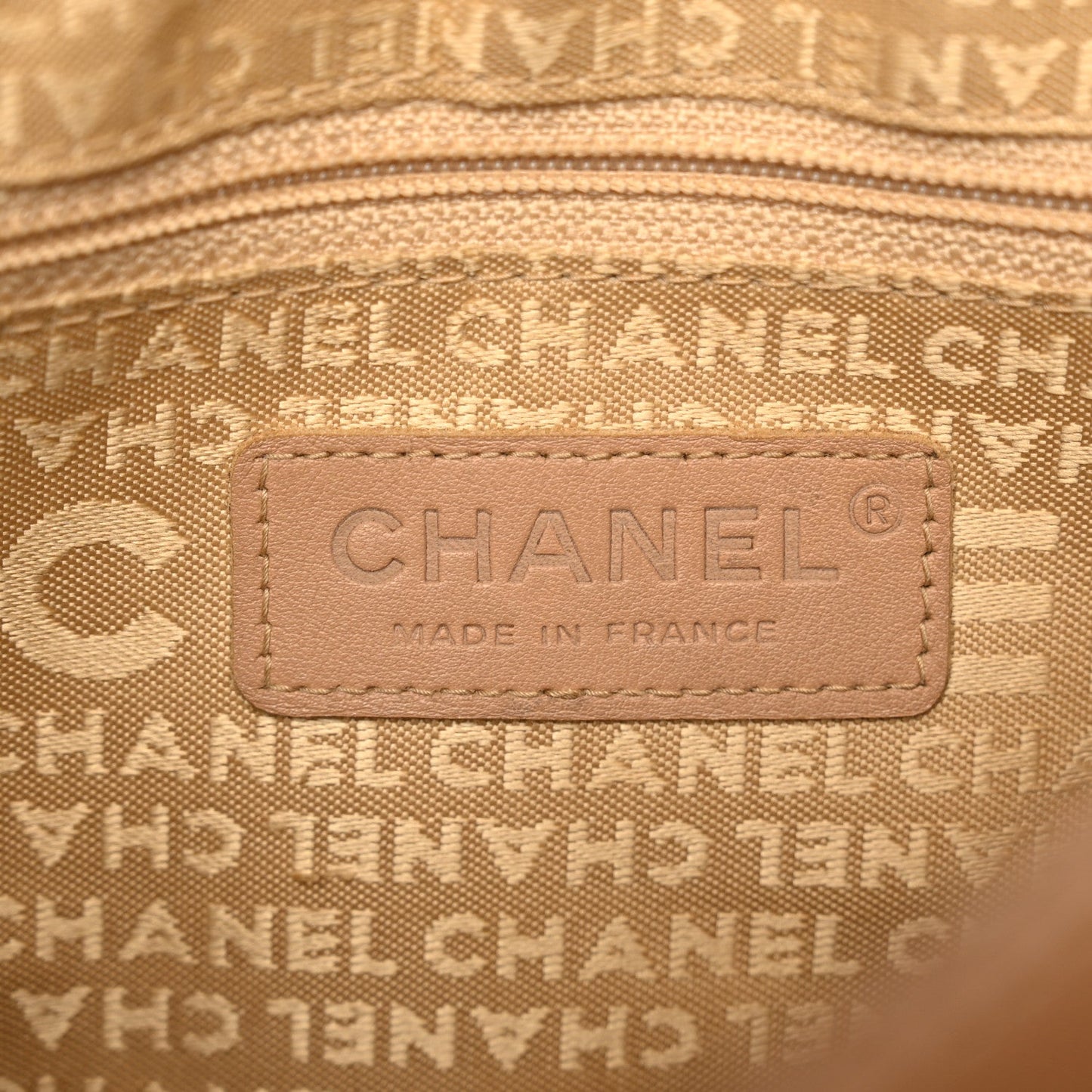 Caviar Quilted Mini Accordion Flap Beige