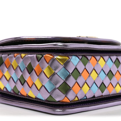 Metallic Nappa Loubi54 Crossbody Bag Multicolor