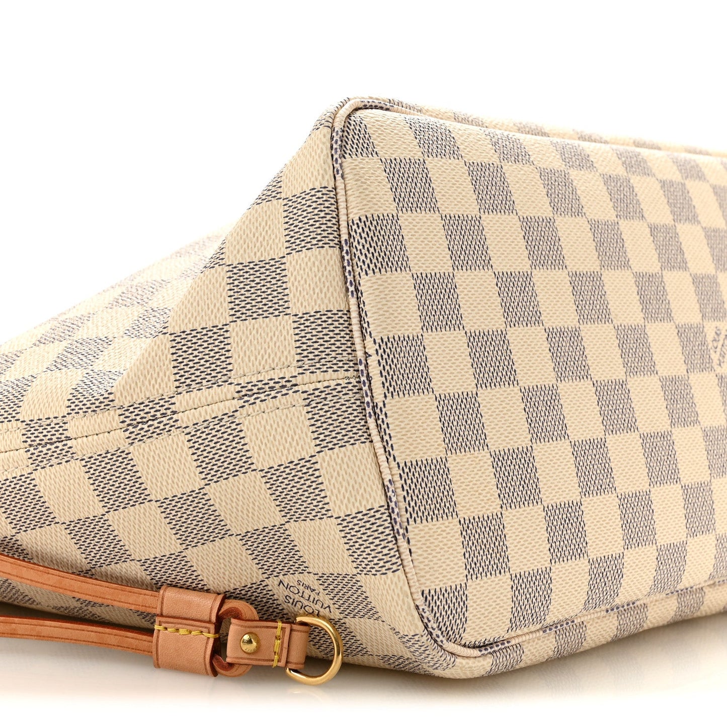 Damier Azur Neo Neverfull MM Rose Ballerine