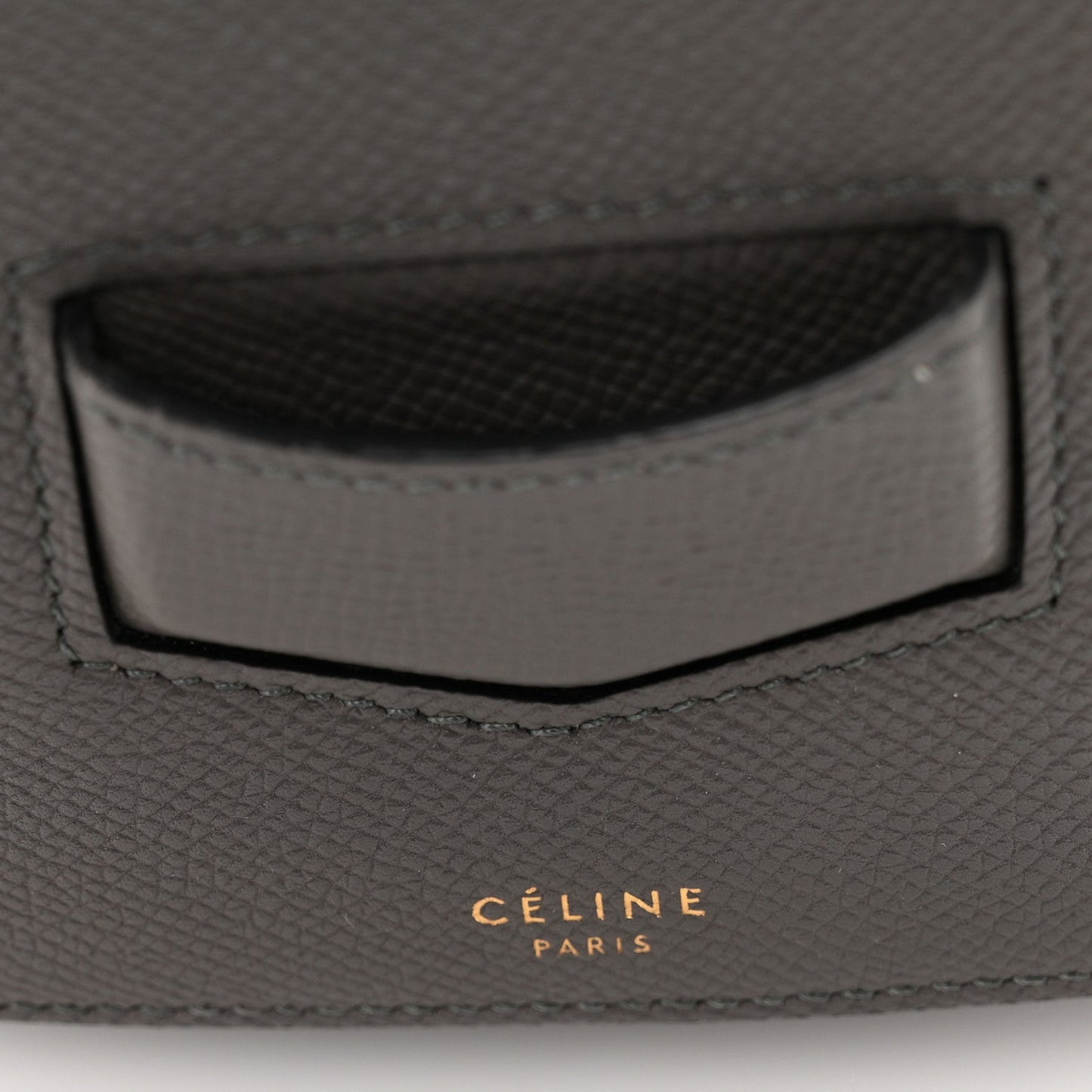 Baby Grained Calfskin Medium Trotteur Grey