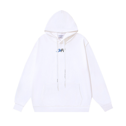 Felpa con cappuccio monogramma Off-W