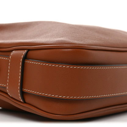 Supple Calfskin Medium Romy Shoulder Bag Tan
