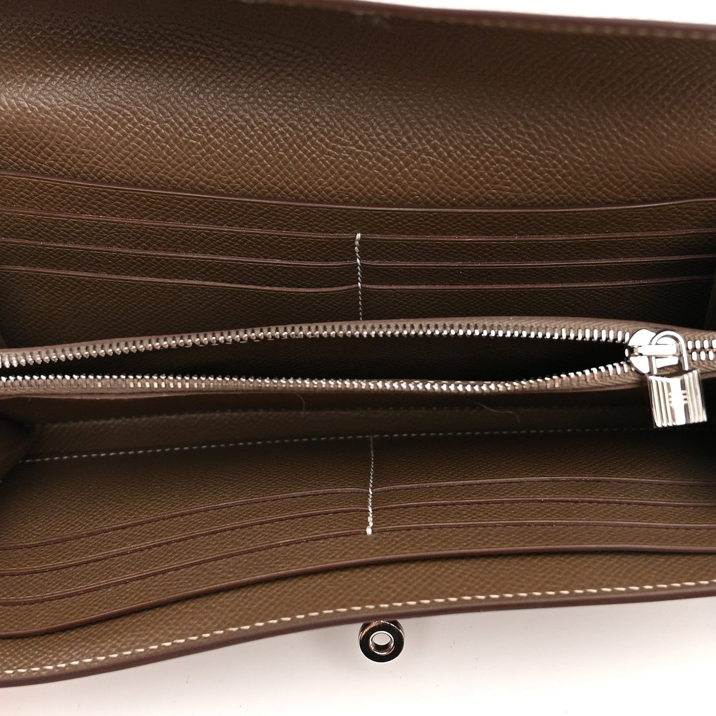 Epsom Kelly Longue Wallet Etoupe