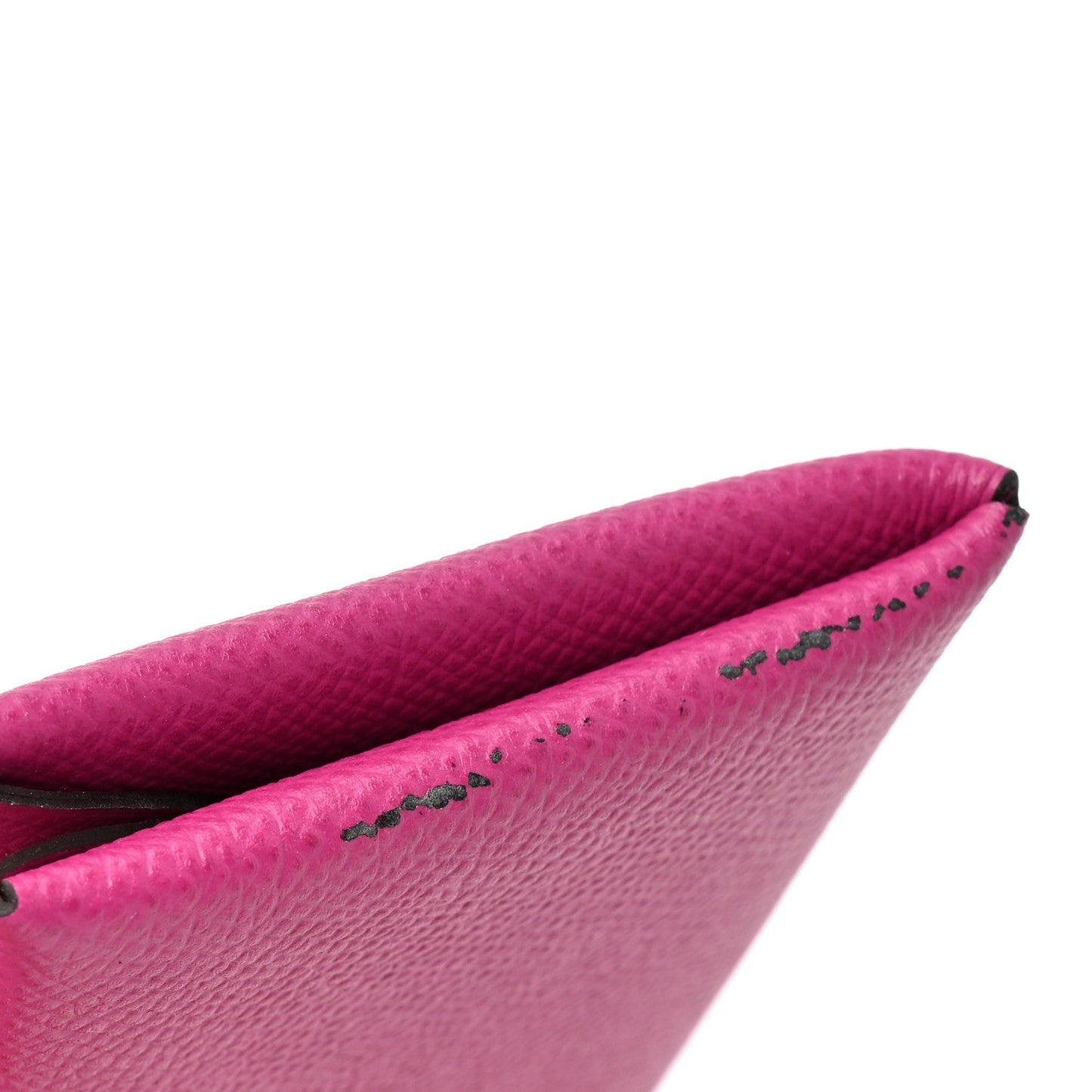 Epsom Calvi Card Case Rose Pourpre