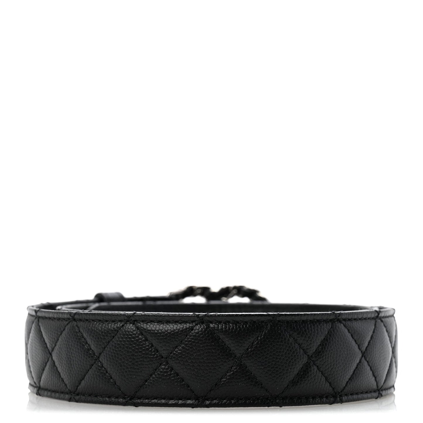 Caviar Quilted CC Chain Belt 80 32 Black