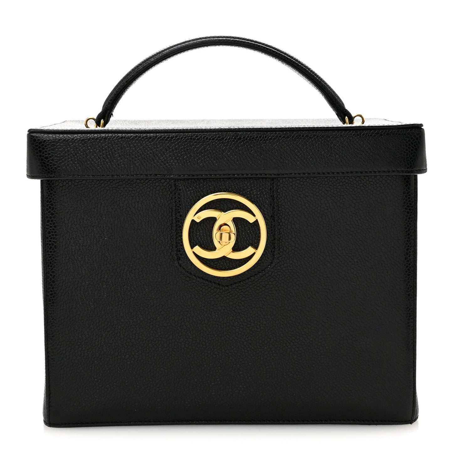 Caviar Vanity Train Case Black
