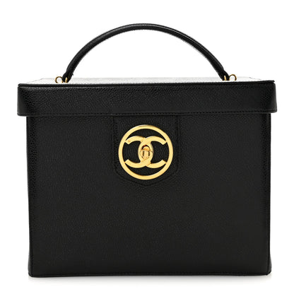 Caviar Vanity Train Case Black
