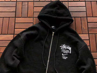 TOP￥~129 PANTS￥~115 N🔥K🔥& ST🔥S🔥Y HOODIE TROUSERS FLEECE