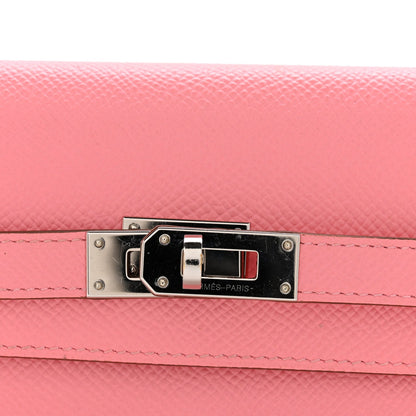 Epsom Medium Kelly Wallet Rose Confetti