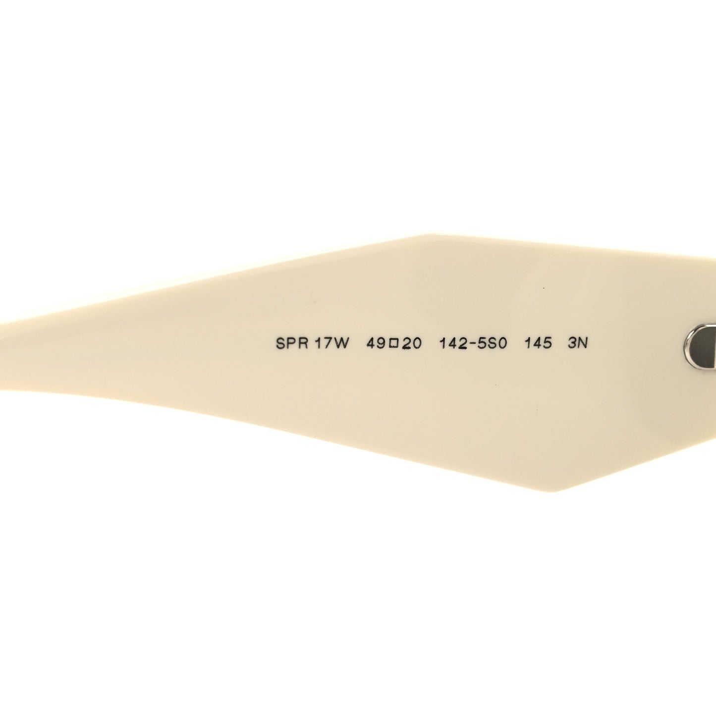 Acetate Symbole Sunglasses SPR 17W White