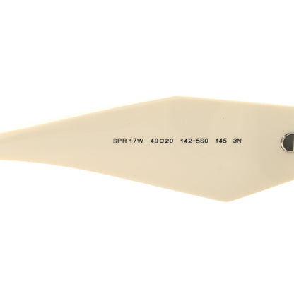 Acetate Symbole Sunglasses SPR 17W White