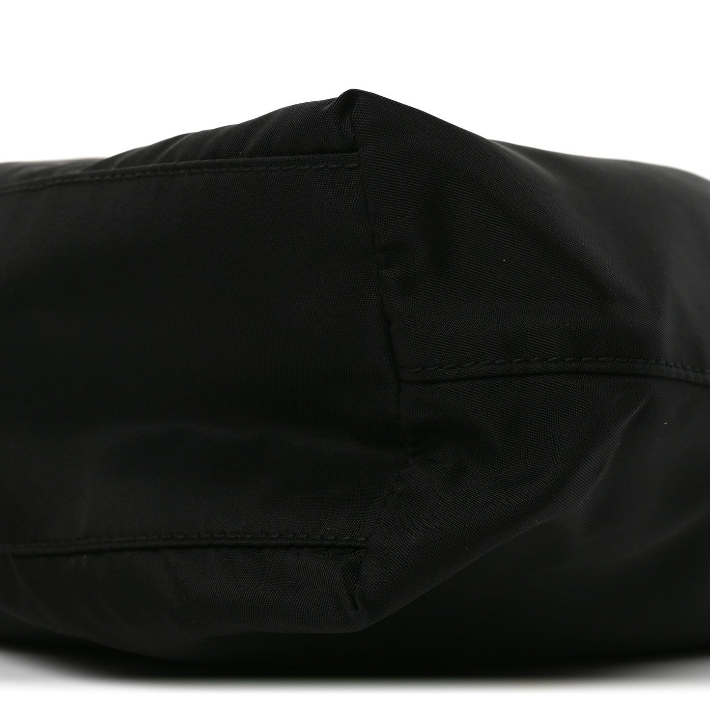 Tessuto Nylon Soft Calfskin Tote Black