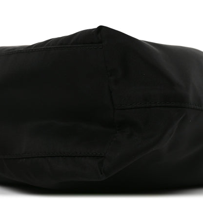 Tessuto Nylon Soft Calfskin Tote Black