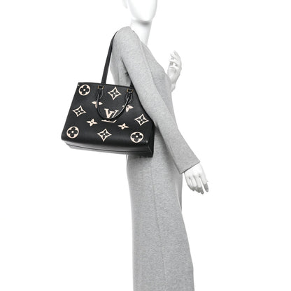 Empreinte Monogram Giant Onthego MM Black Beige