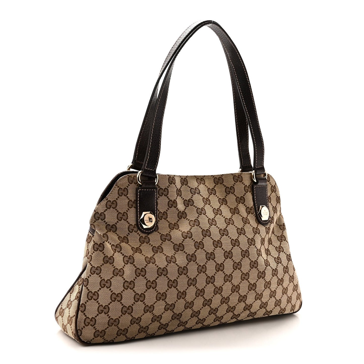 Monogram Medium Charmy Shoulder Bag Brown