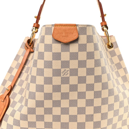 Damier Azur Graceful MM Rose Ballerine