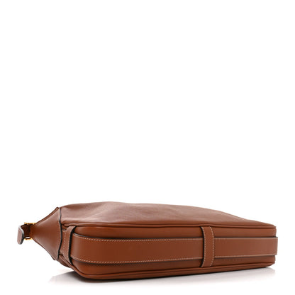 Supple Calfskin Medium Romy Shoulder Bag Tan