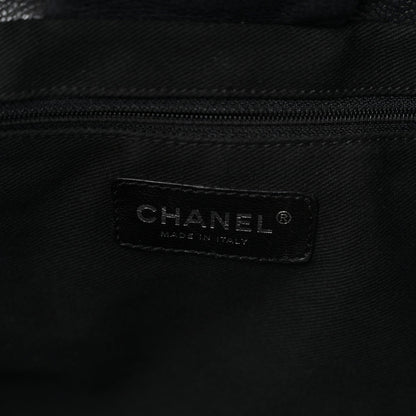 Caviar Executive Cerf Shopper Tote Black