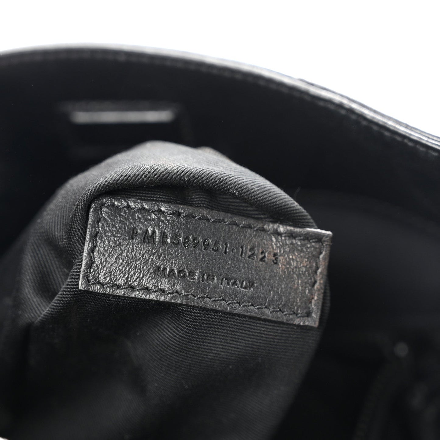 Crinkled Calfskin Matelasse Monogram Medium Niki Shopper Tote Black