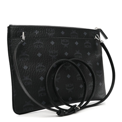Visetos Medium Crossbody Pouch Black