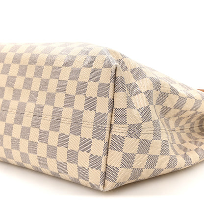 Damier Azur Graceful MM Rose Ballerine